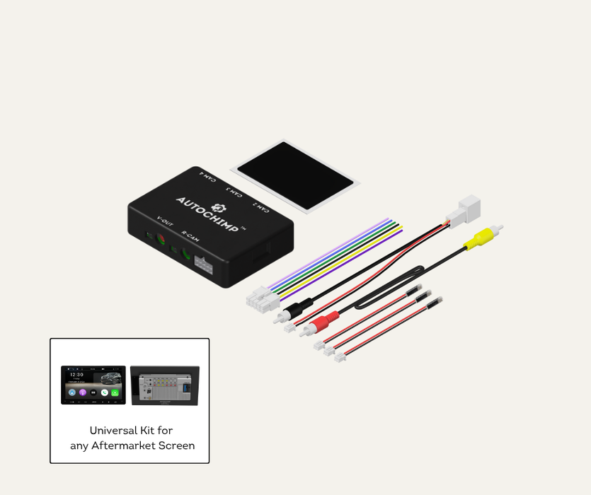 AutoChimp™ Dual Camera Kit Universal | Two Camera Interface for Aftermarket or OEM Screens | AC-DUAL-CAM-KIT | Main
