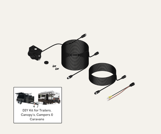 AutoChimp™ Heavy Duty Trailer Camera Kit | 5m + 10m Extension Cables for Hitch Beak Points | SKU: AC-HEAVY-CAM-KIT-TRAILER | Main