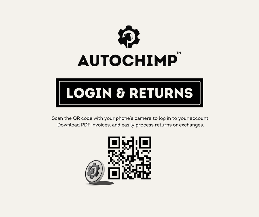 AutoChimp™ Pro HD Front Camera Kit | 6V–12V Universal RCA System | SKU: AC-PRO-CAM-KIT-FRONT | Login & Returns
