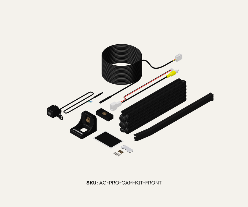 AutoChimp™ Pro HD Front Camera Kit | 6V–12V Universal RCA System | SKU: AC-PRO-CAM-KIT-FRONT | Product Image