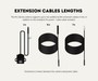 AutoChimp™ Pro Series Camera Extension Cable | 8m Length | SKU: AC-PRO-EXTN-8M | Extension Cables Lengths