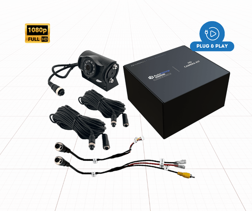 AutoChimp Rugged HD Reverse Camera with Connection Kit | Heavy Duty |  Multi-Cam Direct Connect | AC-RUGGEDHD-CAM-KIT - AutoChimp Electronics