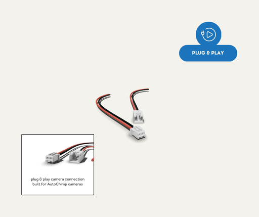 AutoChimp™ 2-Pin JST Power Connector Cables | Easy Connect & Disconnect Camera Power 