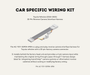 AutoChimp™ 30-Pin Reverse Camera T-Harness | Plug & Play Camera Input for 2018–2025 Vehicles | AC-TOY-30PIN-4PIN | Car Specific Wiring Kit