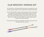 AutoChimp™ 4-Pin Video & Power Passthrough Harness | Toyota Reverse Camera Adapter | Car Specific Wiring Kit