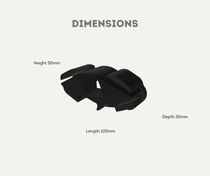 AutoChimp™ 70 Series Front Camera Mounting Kit | Dimensions