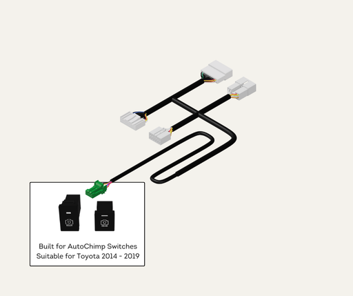 AutoChimp™ Camera On Harness for Toyota (2014 - 2019) | Requires Switch | AC-CAM-ON-HRN-TOY-2014