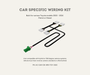 AutoChimp™ Camera On Harness for Toyota (2020 - 2024) | Car Specific Wiring Kit