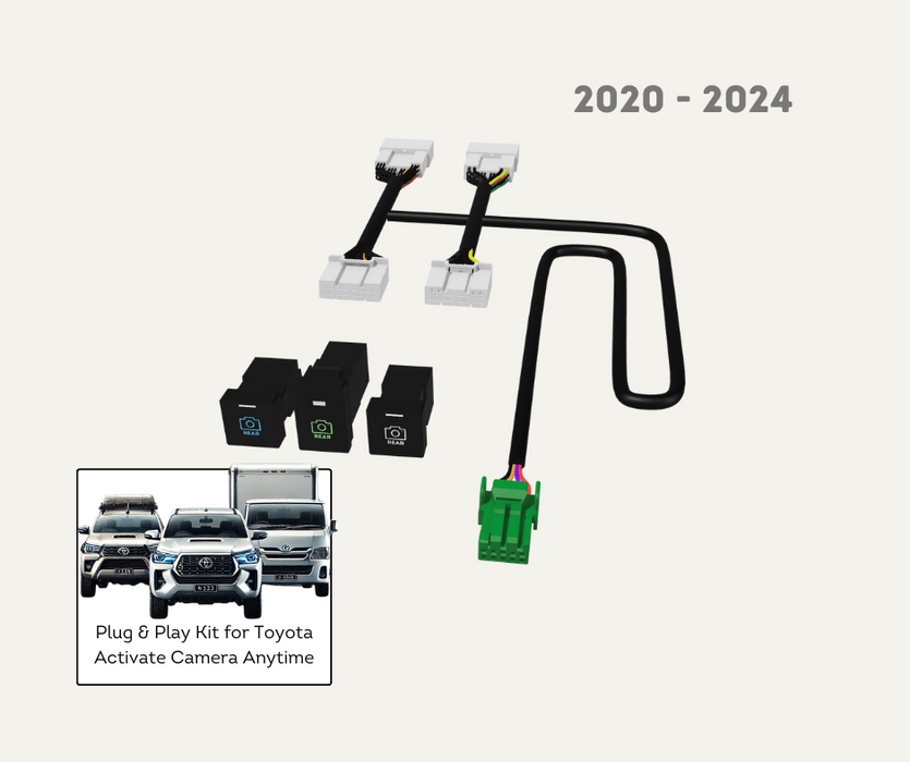 AutoChimp™ Camera On/Off Button for Toyota (2020–2024) | Activate Reverse Camera Anytime