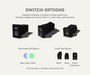 AutoChimp™ Dual Camera Kit for Toyota Hilux 2020–2024 | Plug & Play Reverse + Front/Trailer Camera Expansion | Switch Options