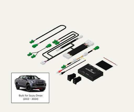 AutoChimp™ Dual Camera Kit for Isuzu D‑MAX (2012–2024) | Front / Trailer Camera Add-On | SKU: AC-DUAL-DMAX-2012 | Main