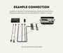 AutoChimp™ Dual Camera Kit for Suzuki Jimny / Jimny XL (2025-Onwards) | Plug & Play Factory Integration | SKU: AC-DUAL-JIMNY-2025 | Example Connection