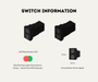 AutoChimp™ Dual Camera Kit for Suzuki Jimny / Jimny XL (2025-Onwards) | Plug & Play Factory Integration | SKU: AC-DUAL-JIMNY-2025 | Switch Information