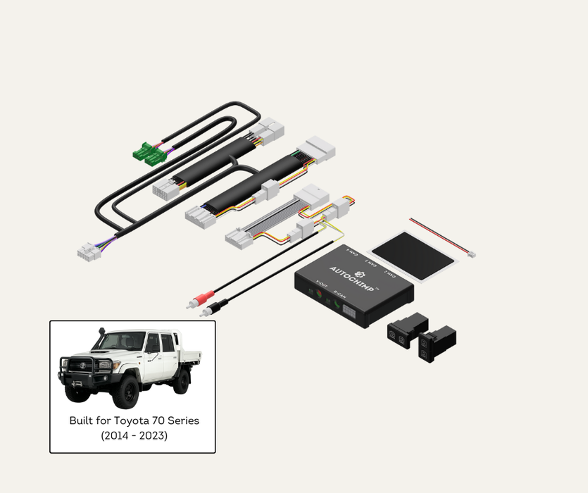 AutoChimp™ Dual Camera Kit for Toyota LandCruiser 70 Series (2014–2023) | AC-DUAL-70SERIES-2014 | Main