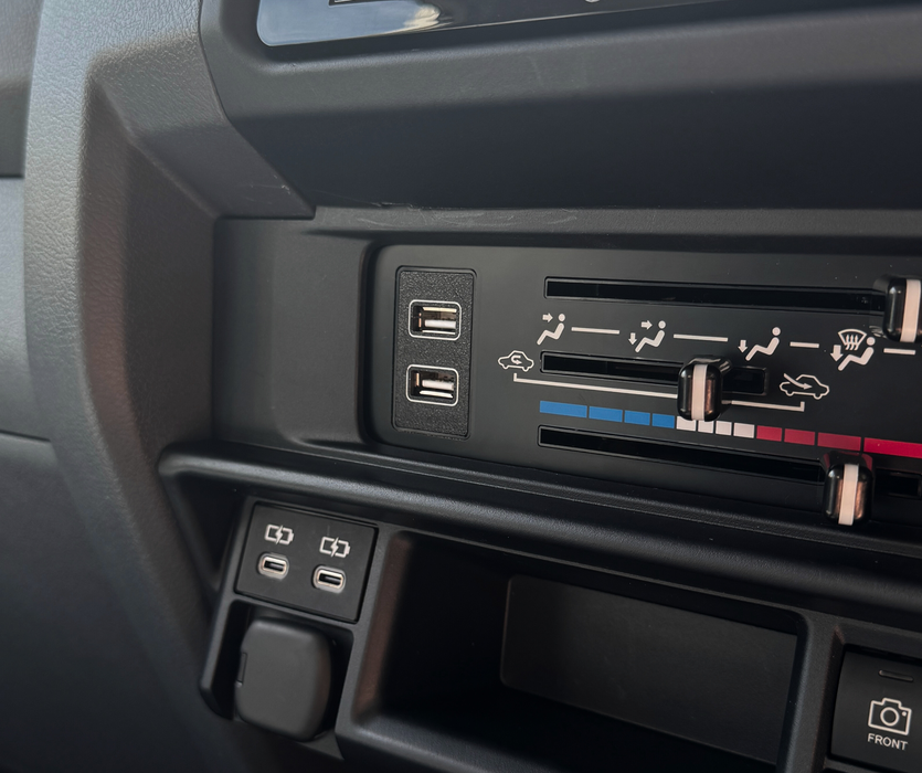AutoChimp™ Dual USB Mounting Kit for Toyota | 2-Pack | SKU: AC-MOUNTING-DUALUSB | Photo 1 – Installed example