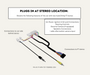AutoChimp™ F7 Stereo Kit for Toyota Landcruiser 70 Series (2024–2025) | Installation Location