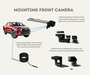 AutoChimp™ Front Camera Kit for Toyota Hilux (2020–2024) | QuadCam Plug & Play System | AC-FRONT-HILUX-2020 | Mounting Front Camera