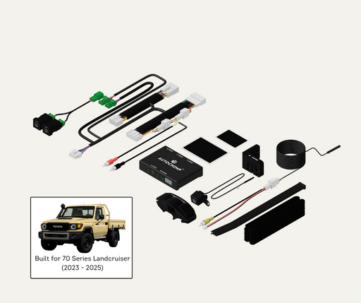 AutoChimp™ Front Camera Kit for Toyota LandCruiser 70 Series (2024–2025) | Plug & Play Grille-Mount System | AC-FRONT-70SERIES