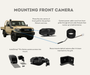 AutoChimp™ Front & Rear Camera Kit for Toyota LandCruiser 70 Series (2024+) | Plug & Play QuadCam Bundle | AC-FRONTREAR-70SERIES | Front Camera Mounting