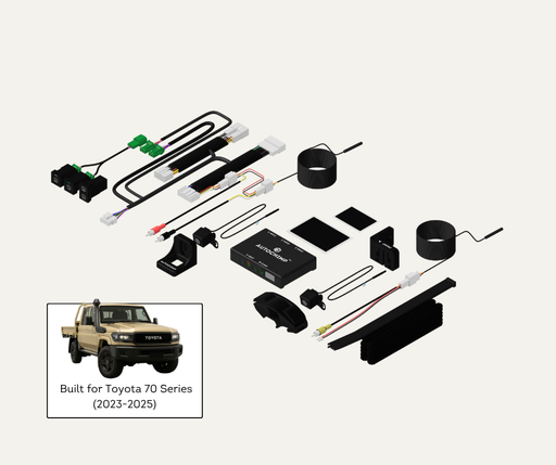 AutoChimp™ Front & Rear Camera Kit for Toyota LandCruiser 70 Series (2024+) | Plug & Play QuadCam Bundle | AC-FRONTREAR-70SERIES | Main Photo