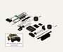 AutoChimp™ Front & Rear Camera Kit for Toyota LandCruiser 70 Series (2024+) | Plug & Play QuadCam Bundle | AC-FRONTREAR-70SERIES | Main Photo