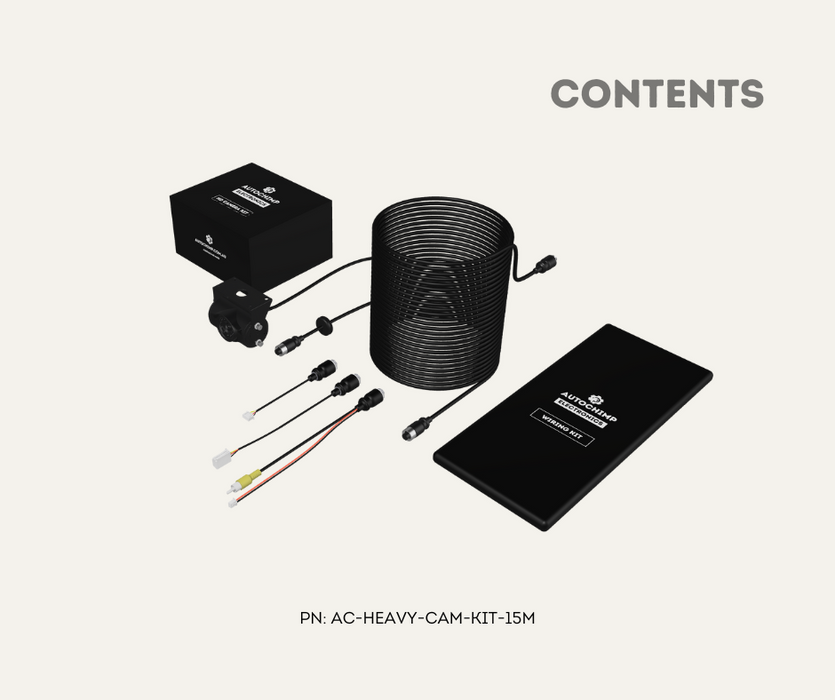 AutoChimp™ Heavy Duty Camera Kit | Contents - 15m