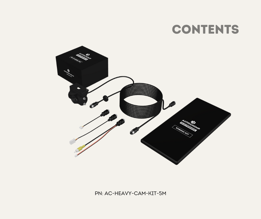 AutoChimp™ Heavy Duty Camera Kit | Contents - 5m