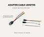 AutoChimp™ Heavy Duty Camera Kit | IR + IR Cut Night Vision | AHD / CVBS | Selectable Cable Length | SKU: AC-HEAVY-CAM-KIT | Adapter Cable Lengths