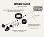 AutoChimp™ Heavy Duty Camera Kit | IR + IR Cut Night Vision | AHD / CVBS | Selectable Cable Length | SKU: AC-HEAVY-CAM-KIT | Fitment Guide OEM Screens