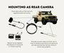 AutoChimp™ Heavy Duty Camera Kit | IR + IR Cut Night Vision | AHD / CVBS | Selectable Cable Length | SKU: AC-HEAVY-CAM-KIT | Mounting As Rear Camera