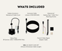 AutoChimp™ Heavy Duty Camera Kit | IR + IR Cut Night Vision | AHD / CVBS | Selectable Cable Length | SKU: AC-HEAVY-CAM-KIT | What's Included