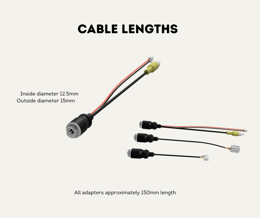 AutoChimp™ Heavy Duty Camera Kit | Selectable Cable Length 5m/10m/15m | AC-HEAVY-CAM-KIT | Cable Lengths