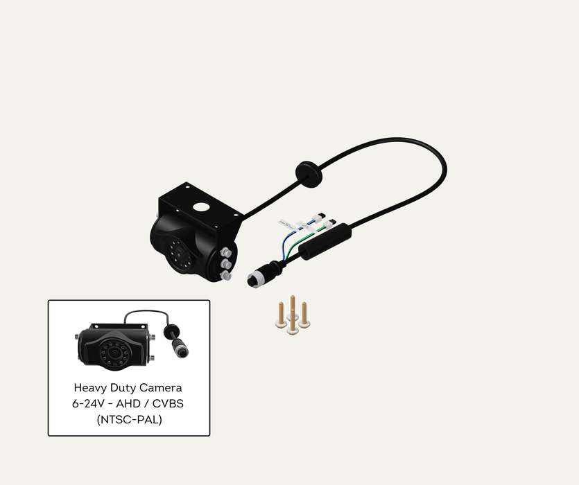 AutoChimp™ Heavy Duty Camera | IR + IR Cut Night Vision | AHD / CVBS | 6V–24V | SKU: AC-HEAVY-CAM | Main