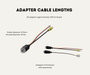 AutoChimp™ Heavy Duty Camera | IR + IR Cut Night Vision | AHD / CVBS | 6V–24V | SKU: AC-HEAVY-CAM | Adapter Cable Lengths