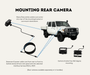 AutoChimp™ Heavy Duty Reverse Camera Kit for Toyota LandCruiser 70 Series (2014–2023) | Commercial Grade Upgrade | SKU: AC-TOY-RC7-HD | Mounting Rear Camera