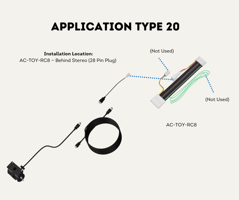 AutoChimp™ Heavy Duty Reverse Camera Kit for Toyota LandCruiser 70 Series (2024–2026) | Commercial Grade Upgrade | SKU: AC-TOY-RC10-HD | Application Type 20
