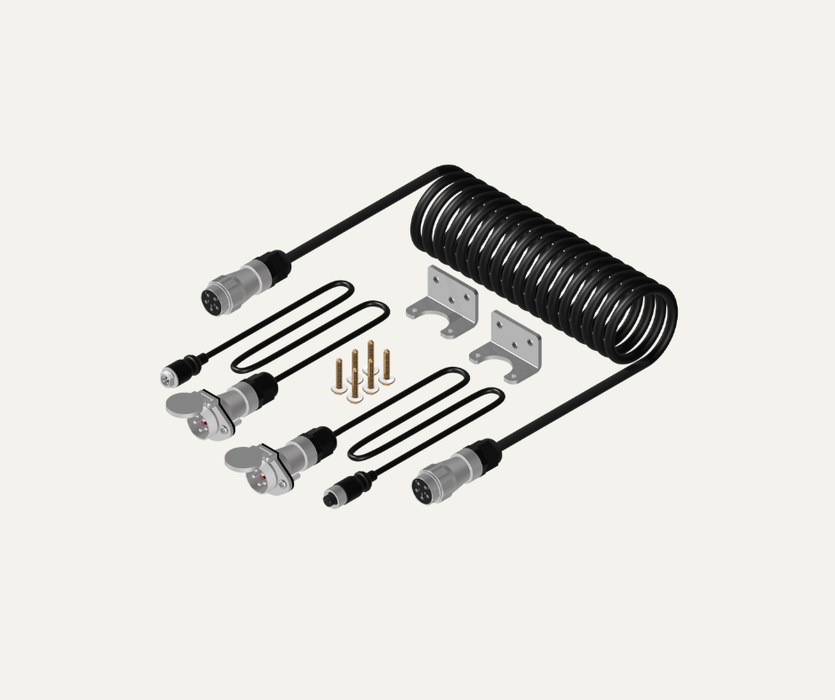 AutoChimp™ Heavy Duty Suzi Coil Camera Connection Kit | 5-Pin to 4-Pin Caravan & Trailer Link Cable | AC-SUZI-COIL-KIT | Main