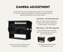 AutoChimp™ Heavy Duty Twin Camera | 60° + 120° Dual View | AHD/CVBS | 6V–24V | SKU: AC-HEAVY-TWIN-CAM | Camera Adjustment