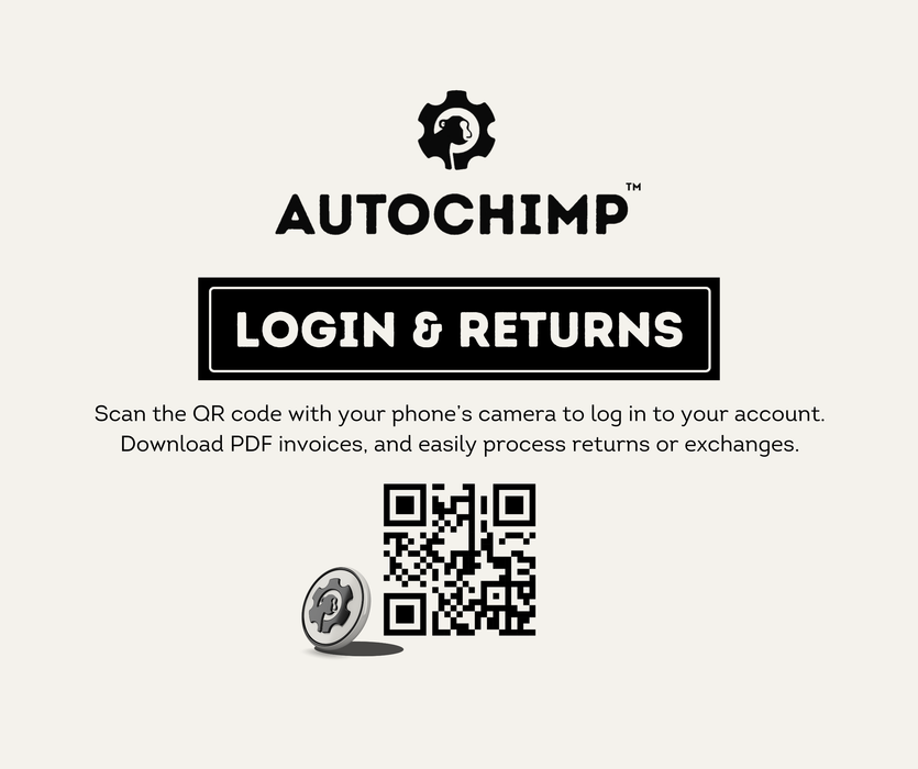AutoChimp™ Heavy Duty Twin Camera | 60° + 120° Dual View | AHD/CVBS | 6V–24V | SKU: AC-HEAVY-TWIN-CAM | Login & Returns