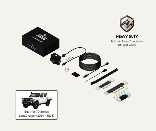 AutoChimp™ Heavy Duty Reverse Camera Kit for Toyota LandCruiser 70 Series (2014–2023) | Commercial Grade Upgrade | SKU: AC-TOY-RC7-HEAVY | Main