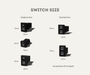AutoChimp™ OEM Camera Switches for Toyota | Select Size, Colour & Icon (22mm, 32mm & 37mm) | AC-SWITCH-TOY | Dimensions