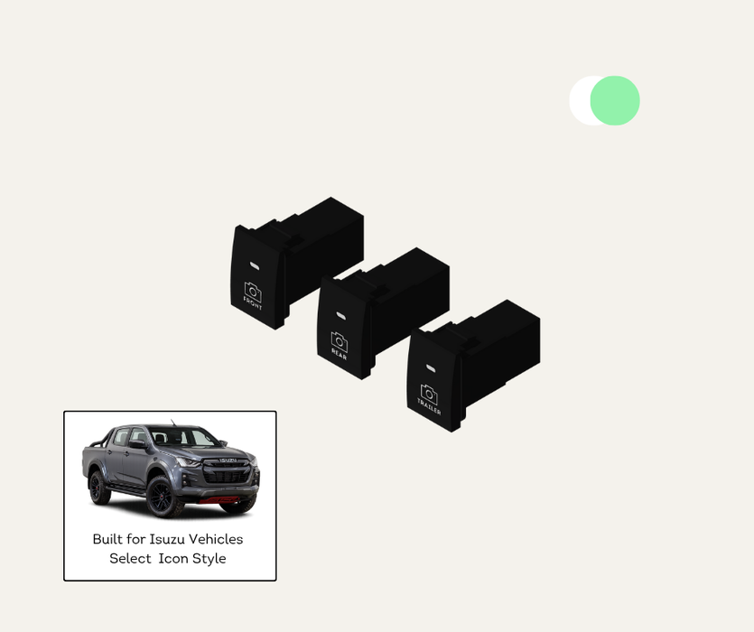 AutoChimp™ OEM Camera Switch for Isuzu D-MAX & MU-X (2012–2024) | SKU: AC-SW-ISUZU | Main