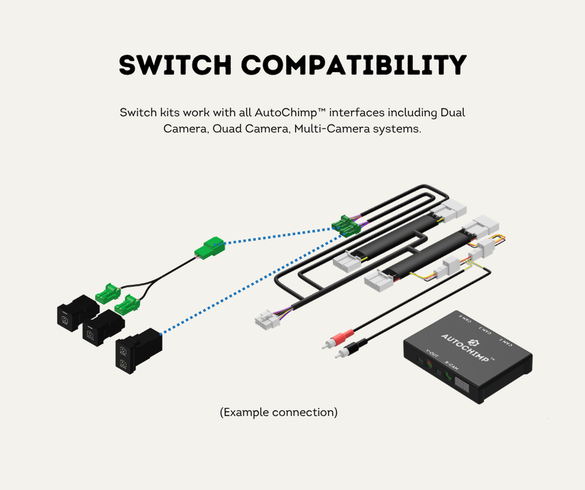 AutoChimp™ OEM Camera Switch for Suzuki Jimny / Jimny XL (2025-Onwards) | 32mm Factory Style | SKU: AC-OEM-SWITCH-SUZUKI | Switch Compatibility