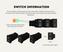 AutoChimp™ OEM Camera Switch for Suzuki Jimny / Jimny XL (2025-Onwards) | 32mm Factory Style | SKU: AC-OEM-SWITCH-SUZUKI | Switch Information