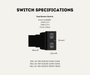 AutoChimp™ OEM Camera Switch for Suzuki Jimny / Jimny XL (2025-Onwards) | 32mm Factory Style | SKU: AC-OEM-SWITCH-SUZUKI | Switch Specifications Dual Button 