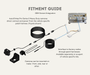 AutoChimp™ Pro HD Trailer Camera Kit | 16m Extension Cable + Hitch Break Point | AC-PRO-CAM-KIT-TRAILER | Fitment Guide OEM Screen Integration