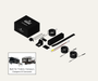 AutoChimp™ Pro HD Trailer Camera Kit | 16m Extension Cable + Hitch Break Point | AC-PRO-CAM-KIT-TRAILER | Main