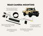 AutoChimp™ Pro HD Universal Camera Kit | 6V–12V Front or Rear Configurable | SKU: AC-PRO-CAM-KIT | Rear Camera Mounting