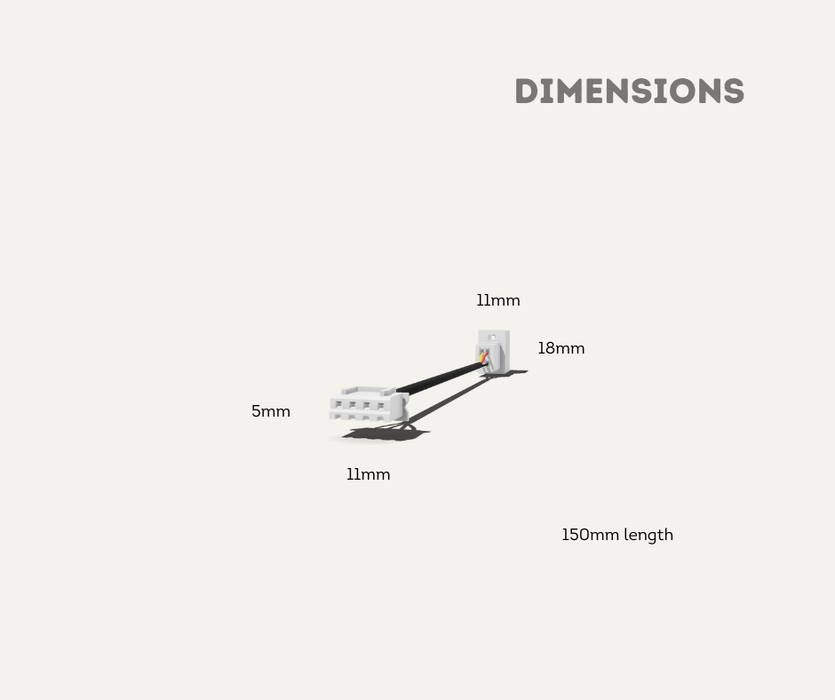 AutoChimp™ Pro Series Camera Connector | PLUG Type | Dimensions