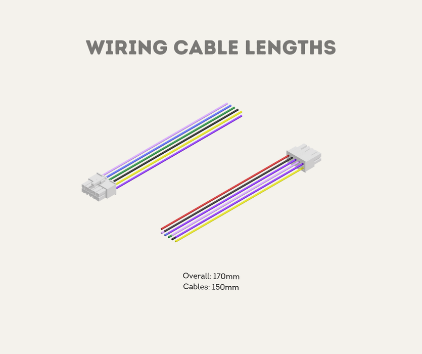 AutoChimp™ QuadCam Power Cable | Universal Power Connection Kit for QuadCam PRO+ | 10-Pin Harness | Cable Lengths
